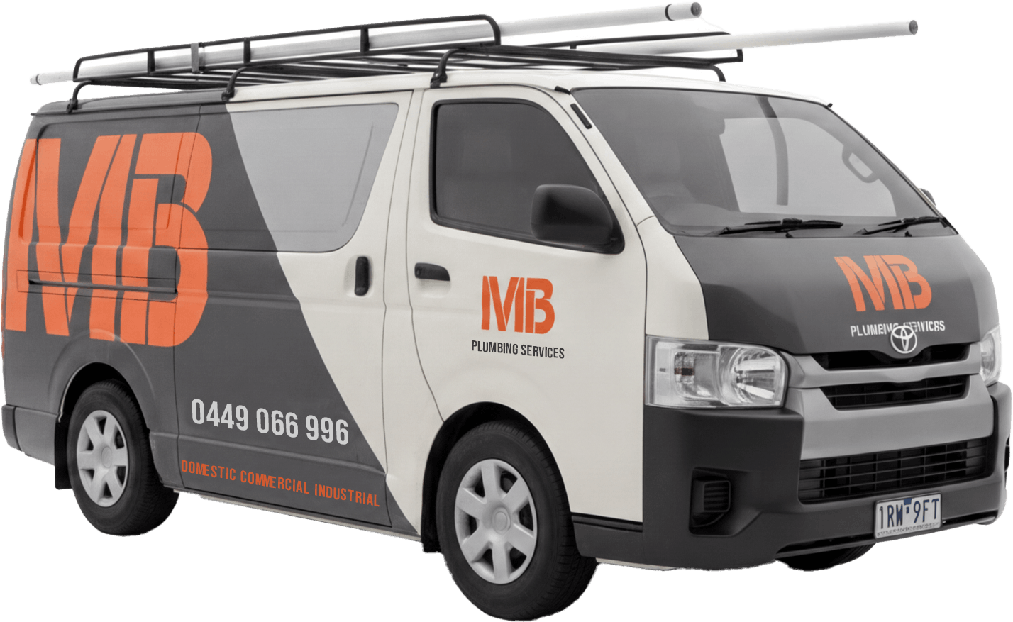 MB Plumbing Services Van